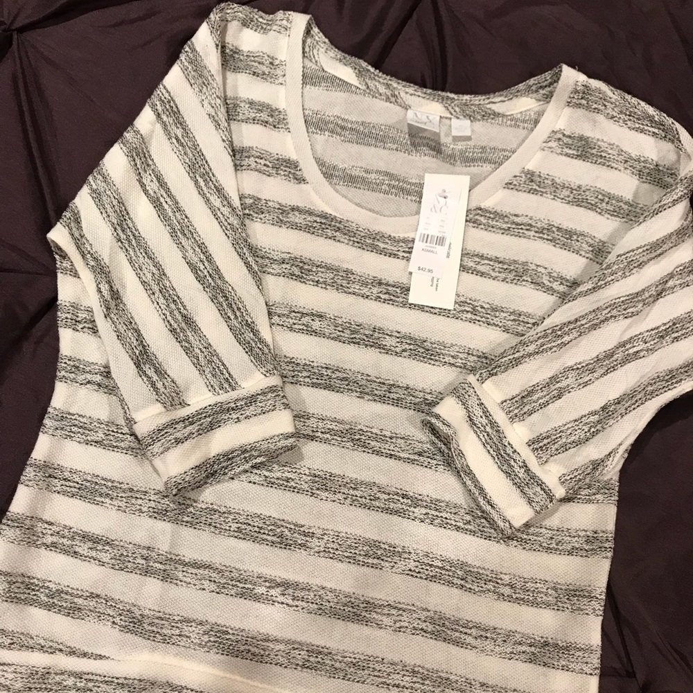 Striped lightweight sweater